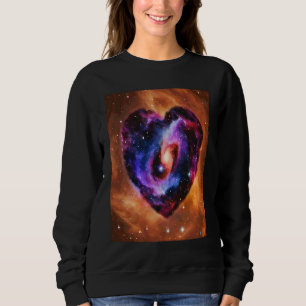 Alla hjärtans dags kärlek hjärta galax flickvän fä t shirt