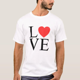 Alla hjärtans dags kärlekshjärta grafik t shirt