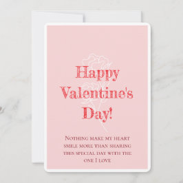 Alla hjärtans dags kärlekskort julkort