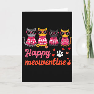 Alla hjärtans dags katter Glad Meowentines Kattung Kort