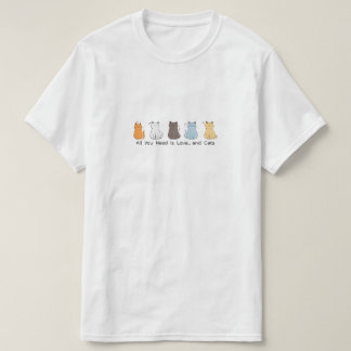 Alla hjärtans dags katter i kärlek T-shirt