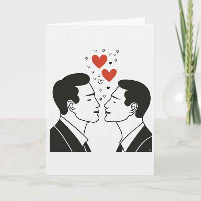 Alla hjärtans dags konstkort helgkort (Framsida)