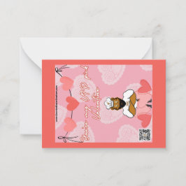 Alla hjärtans dags-kort #7 anteckningskort