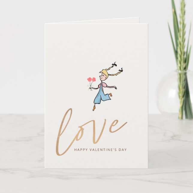 Alla hjärtans dags-kort helgkort (Framsida)