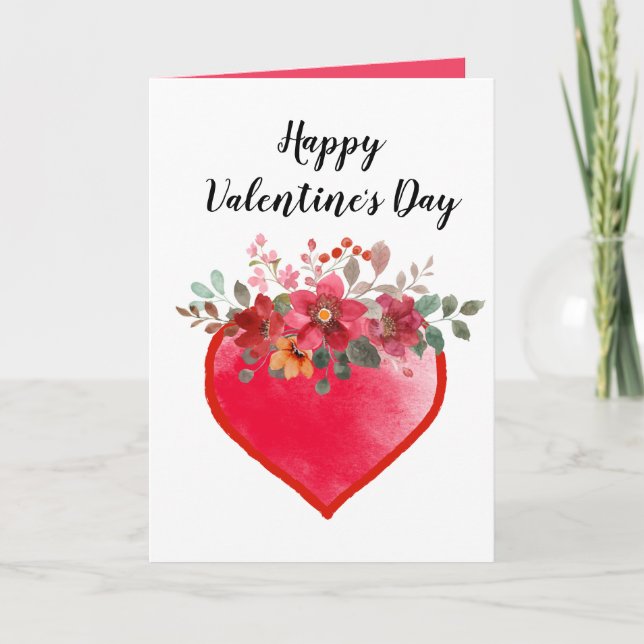 Alla hjärtans dags-kort helgkort (Framsida)