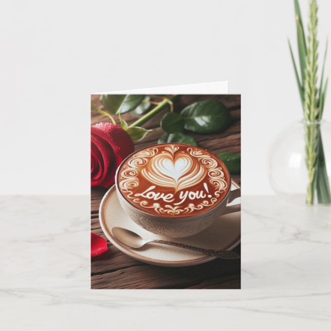 Alla hjärtans dags-kort helgkort (Framsida)