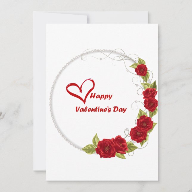 Alla hjärtans dags-kort julkort (Framsida)