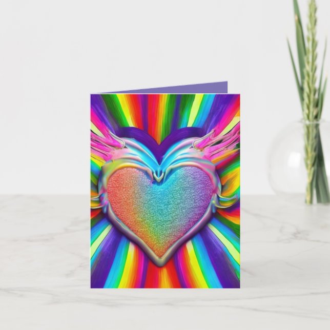 Alla hjärtans dags-kort kort (Framsida)