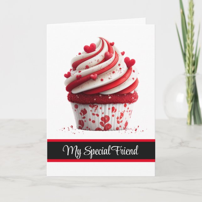 Alla hjärtans dags-kort-My Special Friend  Helgkort (Framsida)
