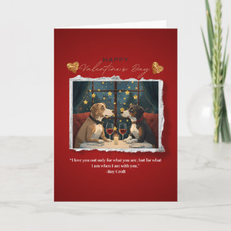 Alla hjärtans dags-kort-tomt på insidan helgkort