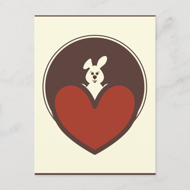 Alla hjärtans dags-kort vykort (Framsida)