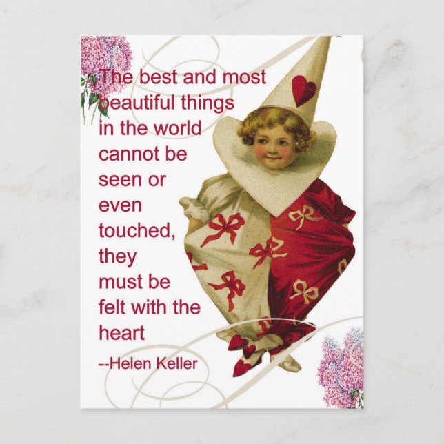 Alla hjärtans dags-kort vykort (Framsida)