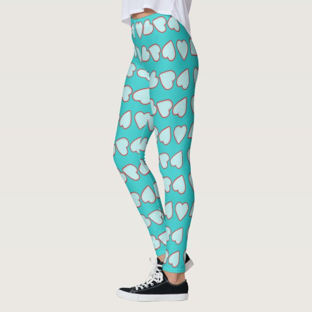 Alla hjärtans dags Leggings (Vänster)