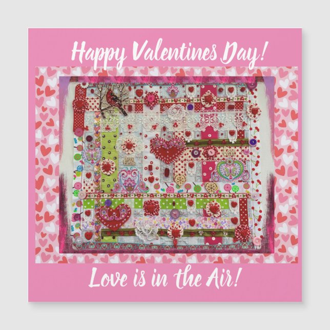 Alla hjärtans dags-magnet (Framsida)