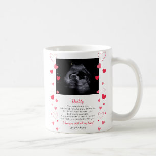 Alla hjärtans dags-meddelande till blivande pappa kaffemugg