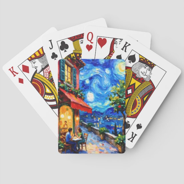 Alla hjärtans dags-par casinokort (Baksidan)