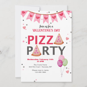 Alla hjärtans dags Pizzafest Inbjudan