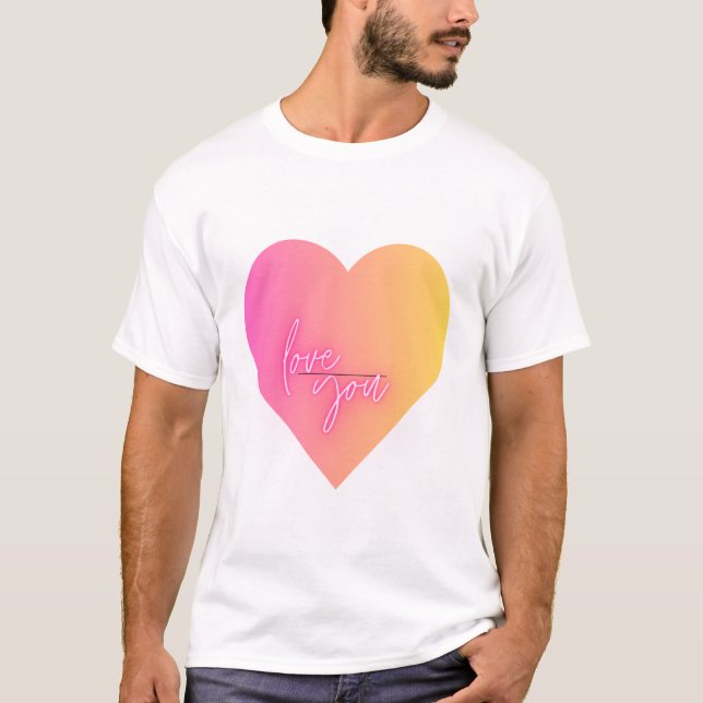 Alla hjärtans dags present t shirt (Framsida)