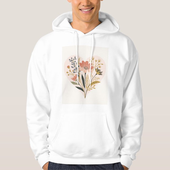 Alla hjärtans dags specialdesign  hoodie (Framsida)