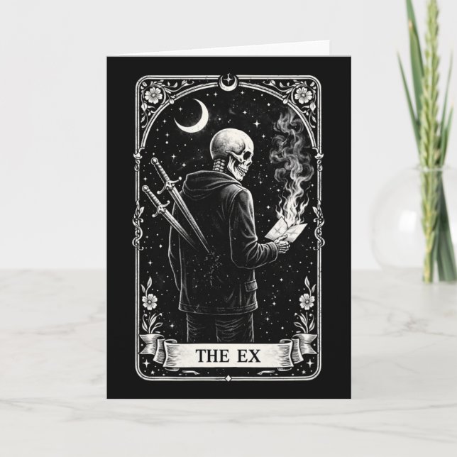 Alla hjärtans dags Tarotkort Den före detta gotisk Kort (Framsida)