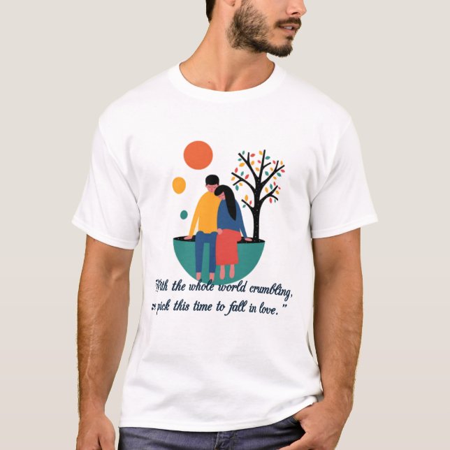 Alla hjärtans dags Tema par Design T Shirt (Framsida)