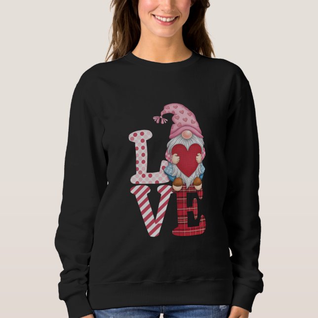 Alla hjärtans dags Tomte Kärlek Parpresenter för H T Shirt (Framsida)