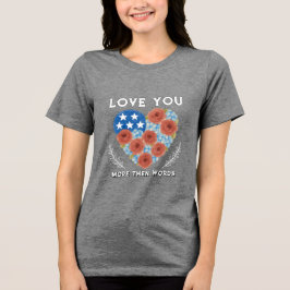 Alla hjärtans dags Tri-Blend skjorta T Shirt