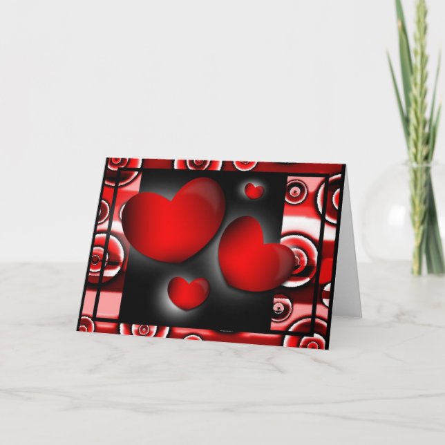 Alla hjärtans dagskort Alla hjärtans dagar Helgkort (Framsida)