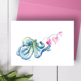 Alla hjärtans dagskort - Beach Thmet Helgkort