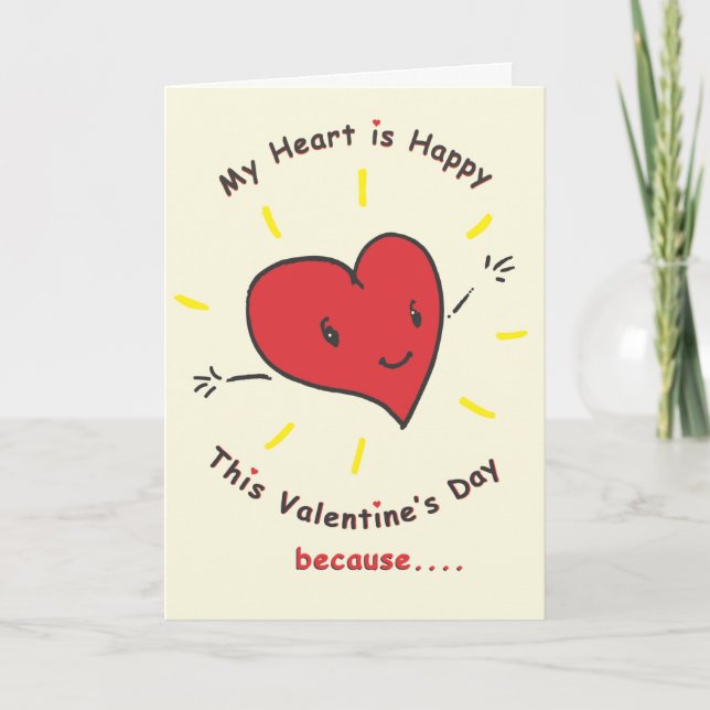 Alla hjärtans dagskort för Pappa Helgkort (Framsida)