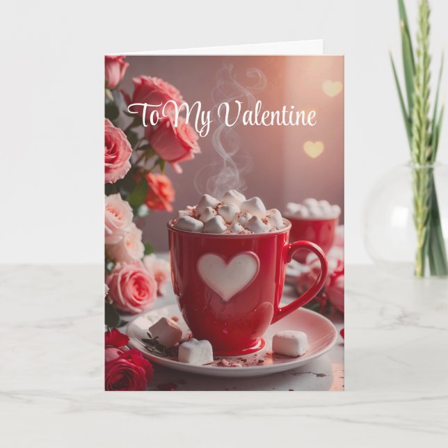 Alla hjärtans dagskort helgkort (Framsida)