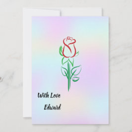 Alla hjärtans dagskort julkort