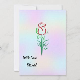 Alla hjärtans dagskort julkort