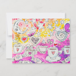 Alla hjärtans dagskort julkort