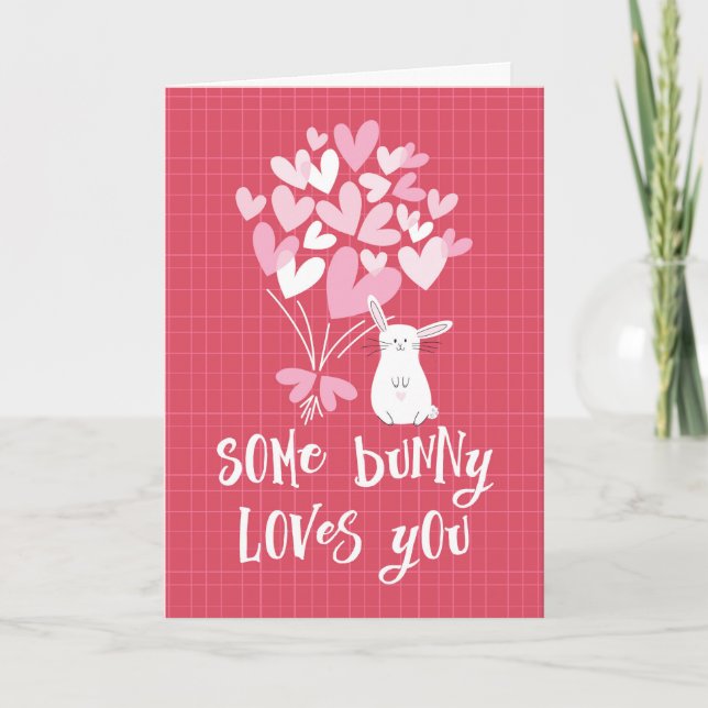 Alla hjärtans dagskort - lite Kärlek du Helgkort (Framsida)