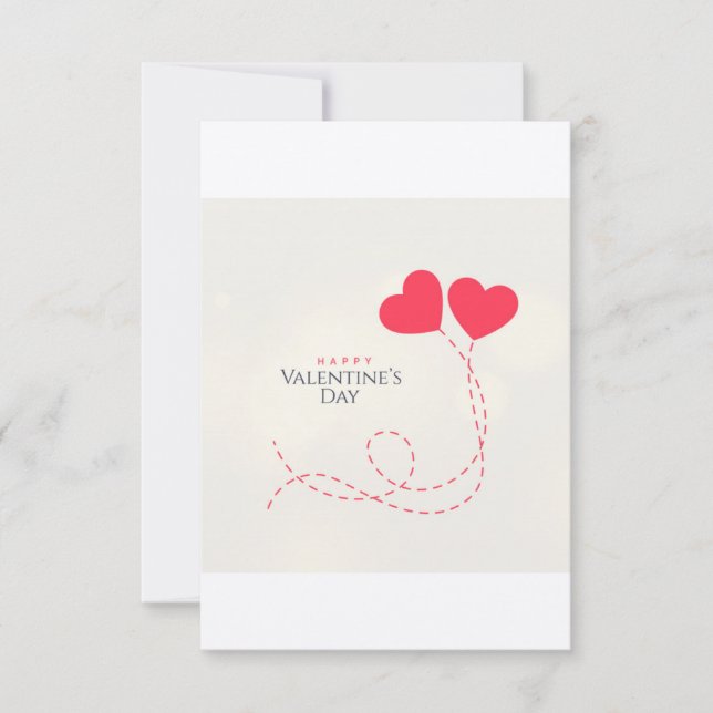 Alla hjärtans dagskort spara datumet (Framsida)