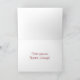 Alla hjärtans dagskort - svart och Vit ros Helgkort (Inside)