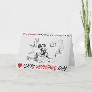 Alla hjärtans dagskort tack kort