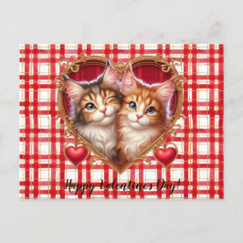 Alla hjärtans dagskvat vykort