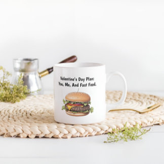Alla hjärtans dagsplan, du, jag och Fast Food Funn Kaffemugg