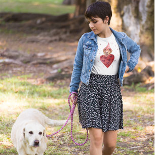 Alla hjärtans dagspresent Gul Labradorhund T Shirt