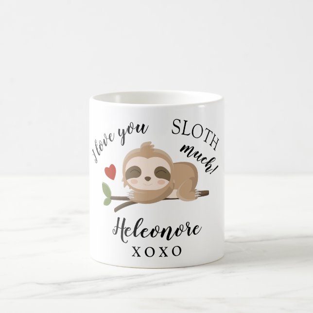 Alla hjärtans dagspresent Sloth Mugg (Center)
