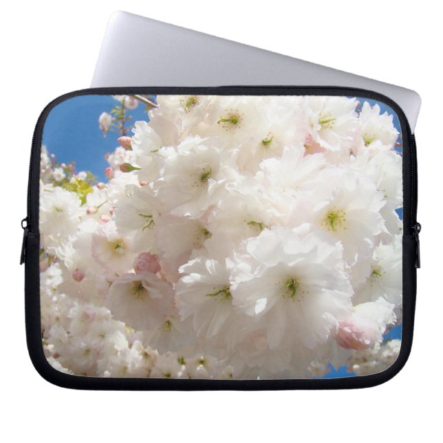 Alla hjärtans dagspresenter Rosa trädblommor bärba Laptop Sleeve (Framsidan)