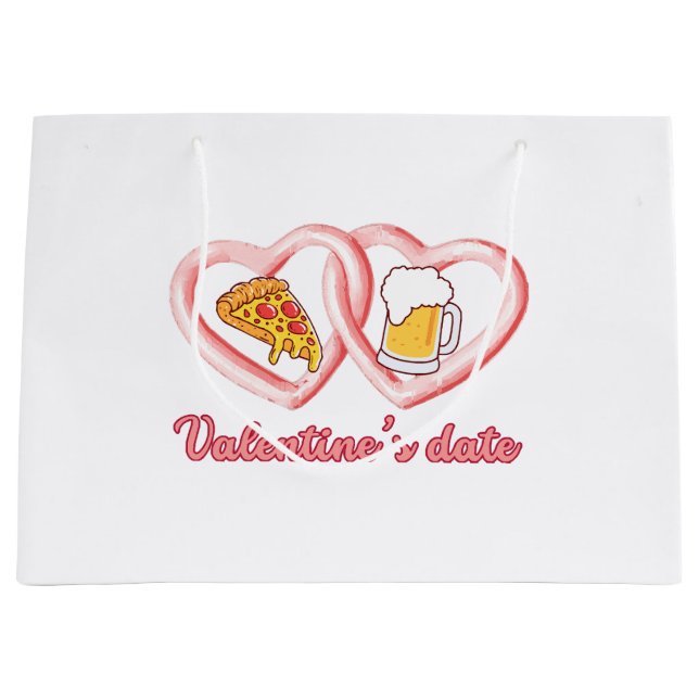 Alla hjärtans datum Pizza Beer (Framsidan)
