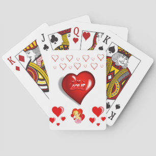 Alla hjärtans dekan på spelkortet spel kort
