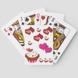 Alla hjärtans dekan på spelkortet spel kort