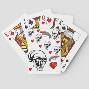 Alla hjärtans dekan på spelkortet spel kort