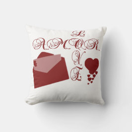 Alla hjärtans design i kärlek Kärlek Kudde