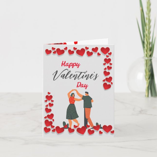 Alla hjärtans fåglar kort (Framsida)