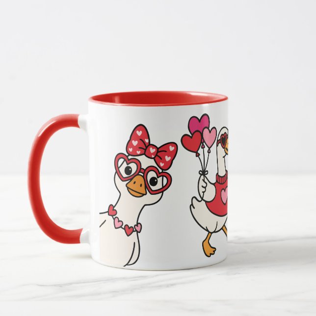 Alla hjärtans gås  mugg (Vänster)